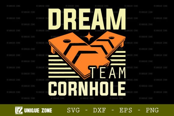 Dream Team Cornhole SVG: Graphics for T-Shirt Designs