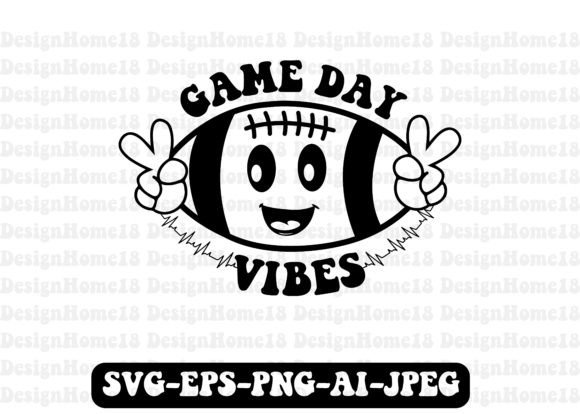 Football Game Day Vibes: Graphics for T-Shirt Designs
