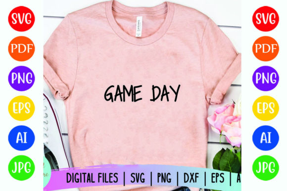Game Day Graphics for T-Shirt Designs