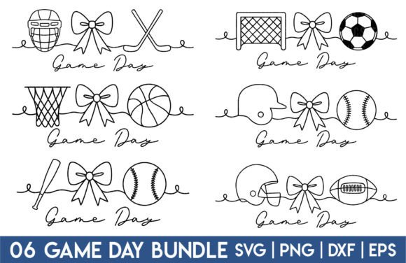 Game Day SVG Bundle: Graphics for T-Shirt Designs
