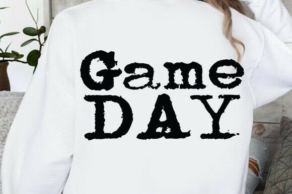 Game Day SVG: Graphics for T-Shirt Designs