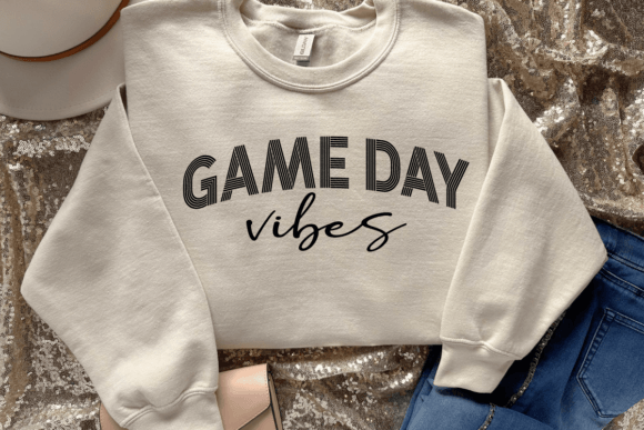 Game Day Vibes SVG: Graphics for T-Shirt Designs