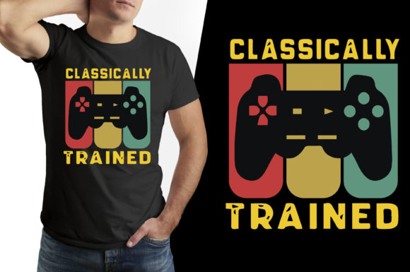 Game Lover T-shirt Design 12: Graphics and Print Templates