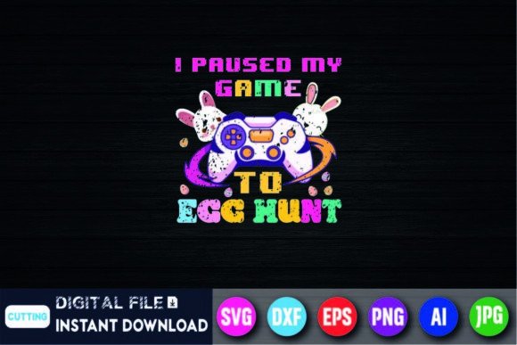 Gaming Egg Hunt Graphics for T-Shirt Designs
