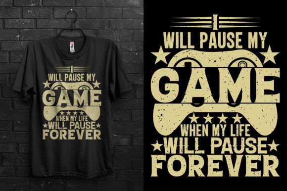 Gaming Graphics for T-Shirt Designs