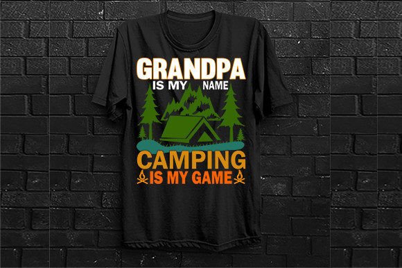 Grandpa is My Name: Graphics for T-Shirt Designs