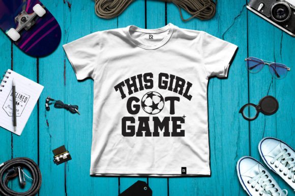Graphics for T-Shirt Designs: This Girl Got Game