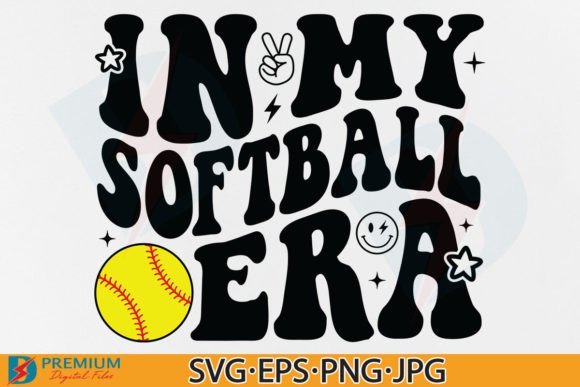 In My Softball Era SVG: Retro T-Shirt Graphics