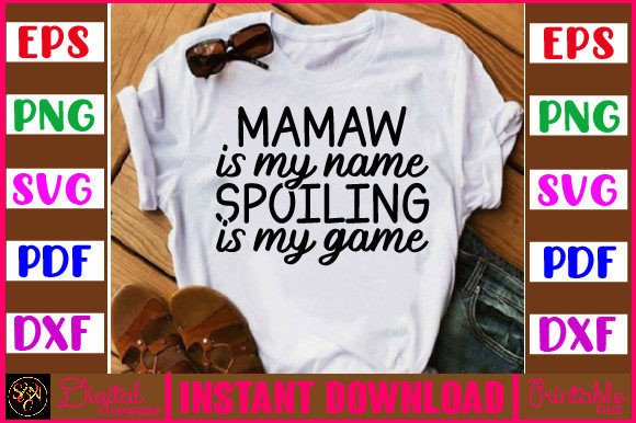 Mamaw SVG for T-Shirt Designs & Graphics